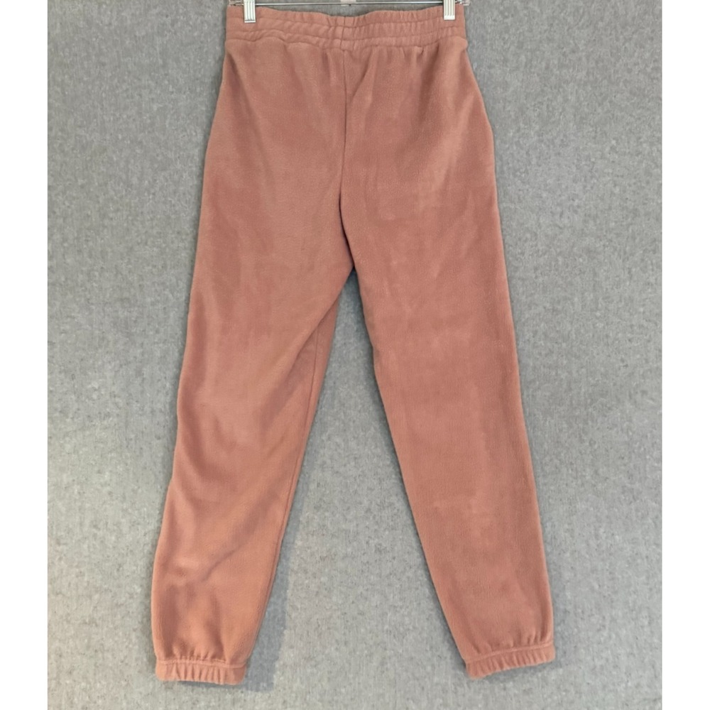 NEW! Hippie Rose Cozy Fleece Jogger Pants Juniors Small Mauve Daisy NWT